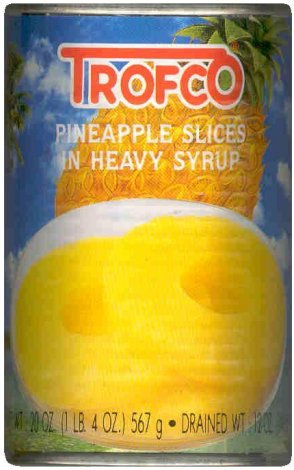 (image for) TROFCO PINEAPPLE SLICES IN HEAVY SYRUP