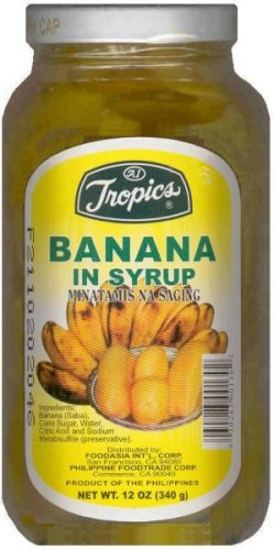 (image for) TROPICS BANANA IN SYRUP