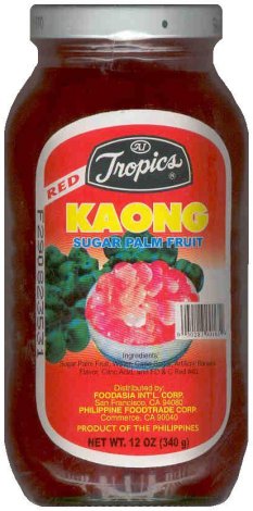 (image for) TROPICS KAONG PALM FRUIT RED