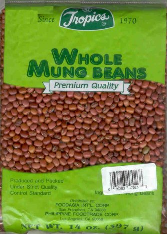 (image for) TROPICS WHOLE RED MUNG BEANS