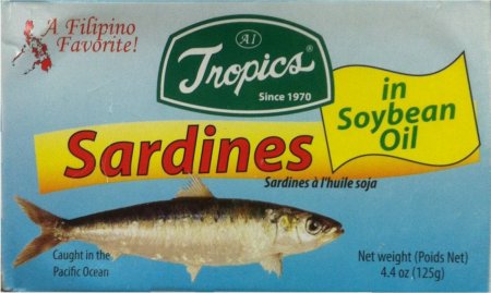 (image for) TROPICS SARDINES IN SOYBEAN OIL