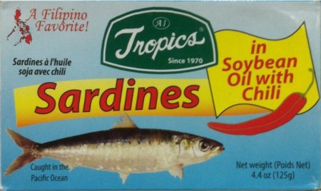 (image for) TROPICS SARDINES IN SOYBEAN OIL