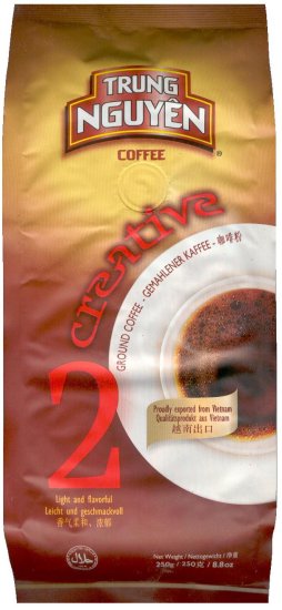 (image for) TRUNG NGUYEN GROUND COFFEE #2 LIGHT AND FLAVORFUL