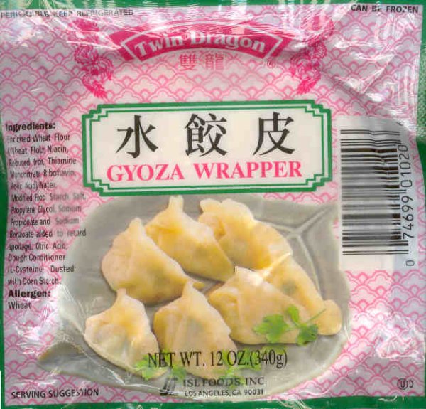 (image for) TWIN DRAGON GYOZA WRAPPER CHINESE STYLE POTSTICKERS