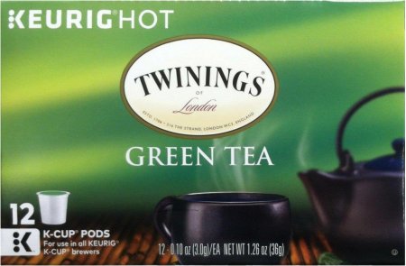 (image for) TWININGS GREEN TEA K-CUP PODS