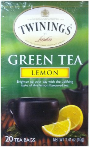 (image for) TWININGS GREEN TEA LEMON