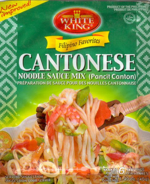 (image for) WHITE KING CANTONESE NOODLE SAUCE MIX PANCIT CANTON