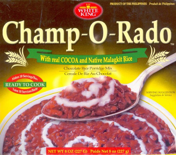 (image for) WHITE KING CHAMP-O-RADO CHOCOLATE RICE PORRIDGE MIX