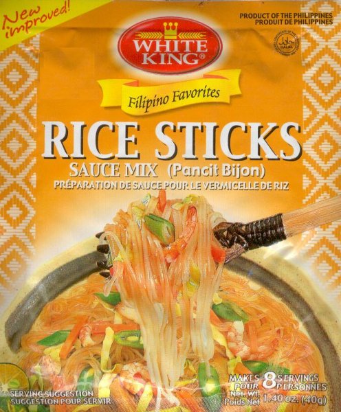 (image for) WHITE KING RICE STICKS SAUCE MIX PANCIT BIJON