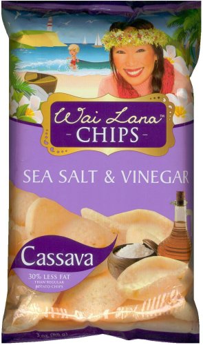 (image for) WAI LANA CASSAVA CHIPS SEA SALT & VINEGAR