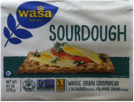 (image for) WASA SOURDOUGH WHOLE GRAIN CRISPBREAD