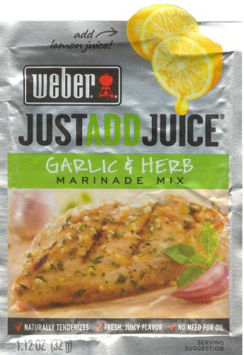 (image for) WEBER GARLIC & HERB MARINADE MIX