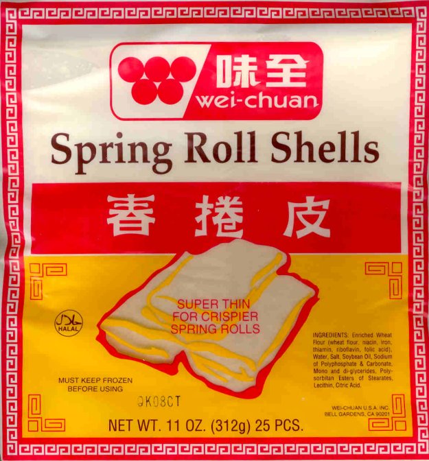 (image for) WEI CHUAN SPRING ROLL SHELLS LUMPIA WRAPPER