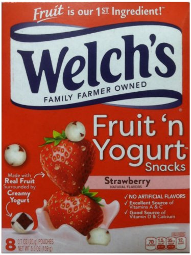 (image for) WELCH'S FRUIT 'N YOGURT SNACKS STRAWBERRY