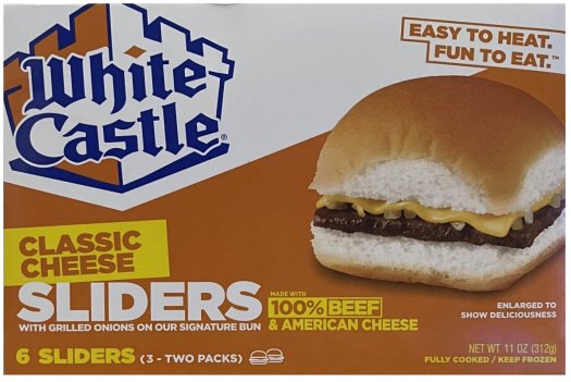 (image for) WHITE CASTLE CLASSIC CHEESE SLIDERS