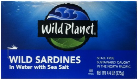 (image for) WILD PLANET WILD SARDINES IN WATER WITH SEA SALT