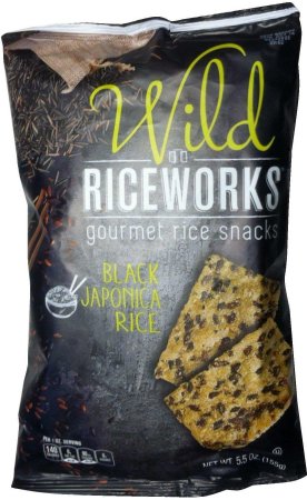 (image for) RICEWORKS WILD BLACK JAPONICA RICE SNACK