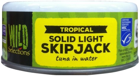 (image for) WILD SELECTIONS SOLID LIGHT SKIPJACK TUNA IN WATER