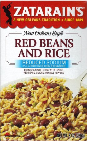 (image for) ZATARAIN'S RED BEANS AND RICE REDUCED SODIUM