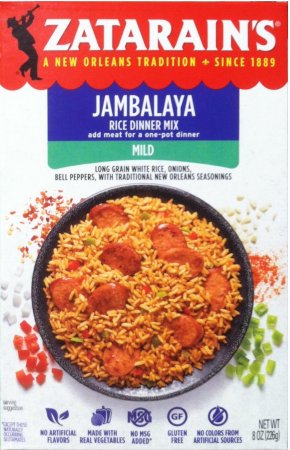 (image for) ZATARAIN'S JAMBALAYA RICE DINNER MIX MILD