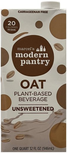 (image for) MARCEL'S MODERN PANTRY OAT PLANT-BASED BEVERAGE UNSWEETENED