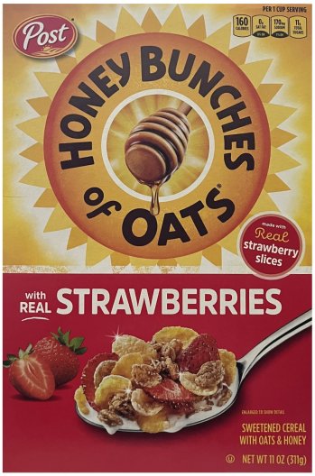 (image for) POST HONEY BUNCHES OF OATS WITH REAL STRAWBERRIES